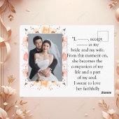 Customizable Elegant Wedding Invitation | Upload Y ポストカード