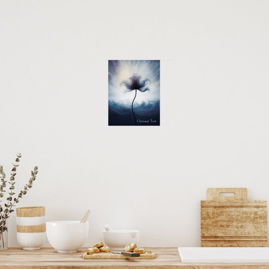 Customizable Ethereal Flower Poster ポスター (キッチン)