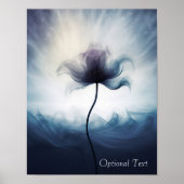 Customizable Ethereal Flower Poster ポスター (正面)