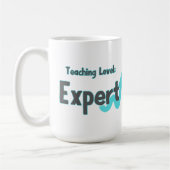 Customizable Expert Level Teaching コーヒーマグカップ (左)