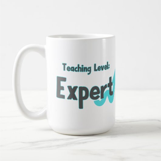 Customizable Expert Level Teaching コーヒーマグカップ (左)