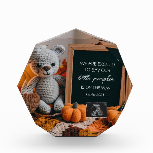 Customizable fallFall Pregnancy Announcement  フォトブロック (正面)