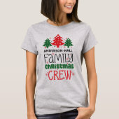 Customizable Family Christmas Crew Tシャツ (正面)