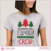 Customizable Family Christmas Crew Tシャツ