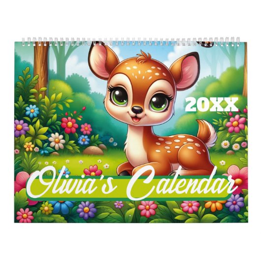 Customizable Family Joy 2024 Calendar - カレンダー (カバー)