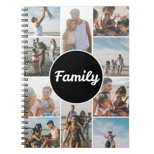 Customizable family pictures ノートブック (正面)