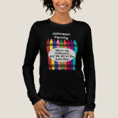 Customizable Family Reunion Long Sleeve T-Shirt トライブレンドTシャツ (正面)