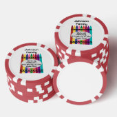 Customizable Family Reunion Poker Chips ポーカーチップ (積み重ね)