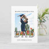Customizable Father's Day Card with Photo シーズンカード (スタンド正面)