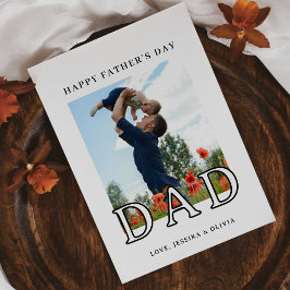 Customizable Father's Day Card with Photo シーズンカード