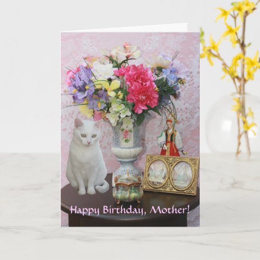 Customizable Female Birthday カード (黄色い花)