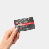 Customizable Firefighter Fire Department Employee バッジ (手持ち)