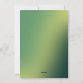 Customizable First Birthday Greeting Card シーズンカード (裏面)