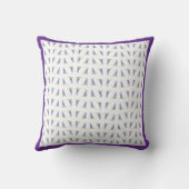 Customizable Floral Accent Pillow クッション (裏面)