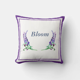 Customizable Floral Accent Pillow クッション