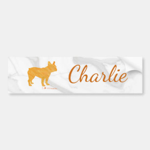 Customizable French Bulldog Pastel - Frenchie バンパーステッカー