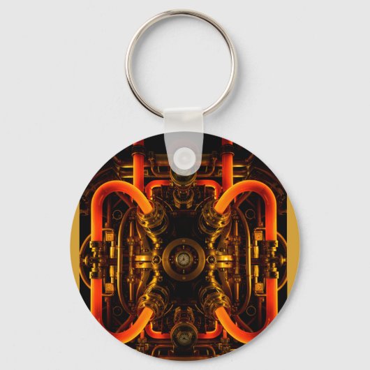 Customizable Frisbee – Fun Outdoor Game for All Ag キーホルダー (正面)