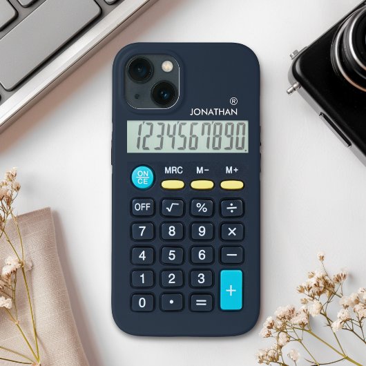Customizable Fun Calculator iPhoneケース