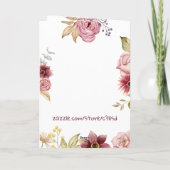 Customizable Funny Frenchie Easter Greeting Card カード (裏面)