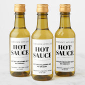 Customizable Generic Hot Sauce  ワインラベル (ボトル)