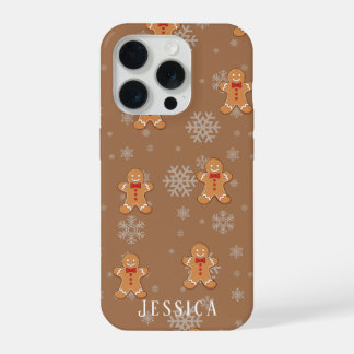 Customizable Gingerbread Man Phone Case  iPhone 15 Proケース