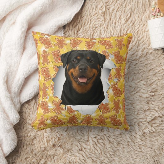 Customizable Gingerbread Pet Pop-out クッション (ブランケット)