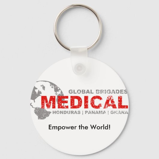 Customizable Global Medical Brigades Keychain キーホルダー (正面)