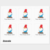 Customizable Gnome Stickers スクエアシール (シート)