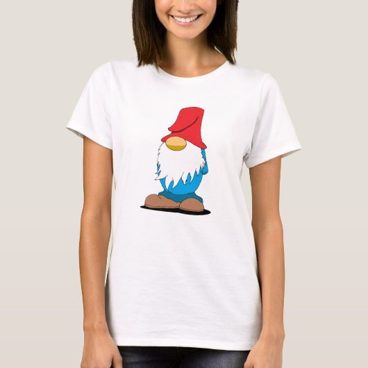 Customizable Gnome T-shirt Tシャツ (正面)