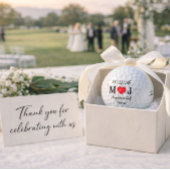 Customizable Golf Course Wedding Favors Gifts  ゴルフボール