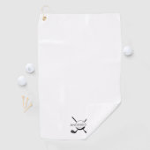 Customizable Golf Towel Featuring Name and Logo ゴルフタオル (インサイチュ)