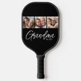 Customizable Grandma Established Year 3 Picture ピックルボールラケット