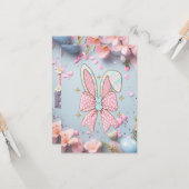 Customizable Greating Easter カード (正面/裏面インサイチュ)