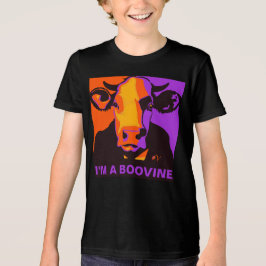 Customizable! Halloween Boovine Pop Art Cow Tshirt トライブレンドＴシャツ