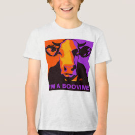 Customizable! Halloween Boovine Pop Art Cow Tshirt トライブレンドＴシャツ