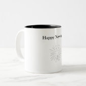 Customizable Happy New Year Mug ツートーンマグカップ (正面左)