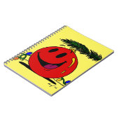 Customizable Happy Ornament Notebook  ノートブック (左側)