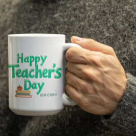 Customizable Happy Teachers Day Mug コーヒーマグカップ