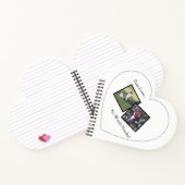 Customizable Heart Shaped Pet Notebook ノートブック (内部)