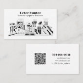 Customizable Heavy Industry Business Card 名刺 (正面/裏面)