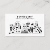 Customizable Heavy Industry Business Card 名刺 (正面)