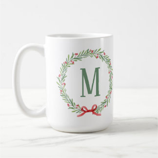 Customizable Holiday Letter Coffee Mug コーヒーマグカップ