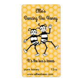 Customizable honey bottle or beeswax label ラベル (正面)