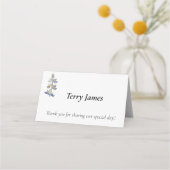 Customizable Horizontal Fold Folded Place Card プレイスカード (正面)