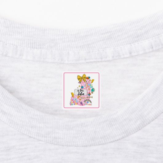 Customizable “J is for” Alphabet Art – Inspiration ラベル (貼付)