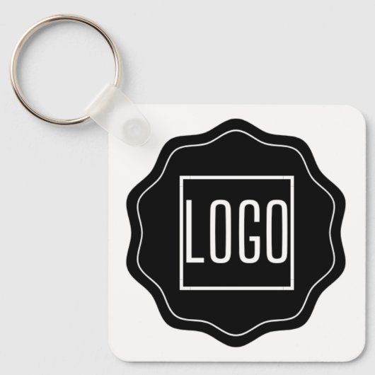 Customizable Keychain - Add Your Logo キーホルダー (正面)