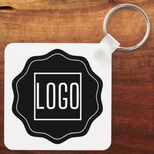 Customizable Keychain - Add Your Logo キーホルダー (裏面)