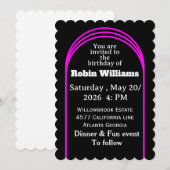 Customizable Kids Birthday Invitation | Editable  招待状 (正面/裏面)