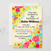 Customizable Kids Birthday Invitation | Editable  招待状 (正面)