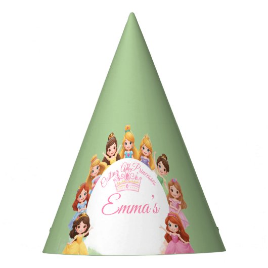 Customizable Kids Birthday Party Hat パーティーハット (正面)